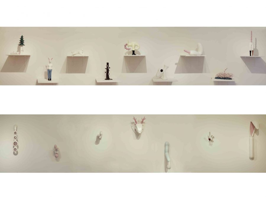 INCORRECT INTERPRETATION <p>Jeffrey Haines<br />
Céramiques<br />
Vue d’ensemble</p>
 - Helenbeck Gallery Nice